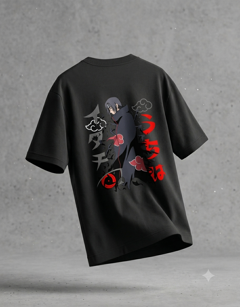 Itachi — Akatsuki Shadow Oversized Tee